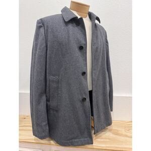 Club Monaco charcoal Large Men's coat 80% wool blend